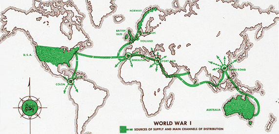 World War I map