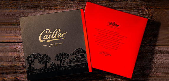Cailler chocolates box